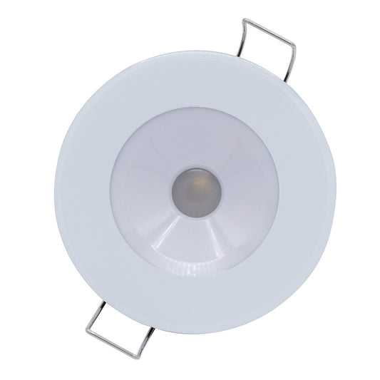 Lumitec Illusion Flush Mount LED Down Light Spectrum RGBW Warm White 117125