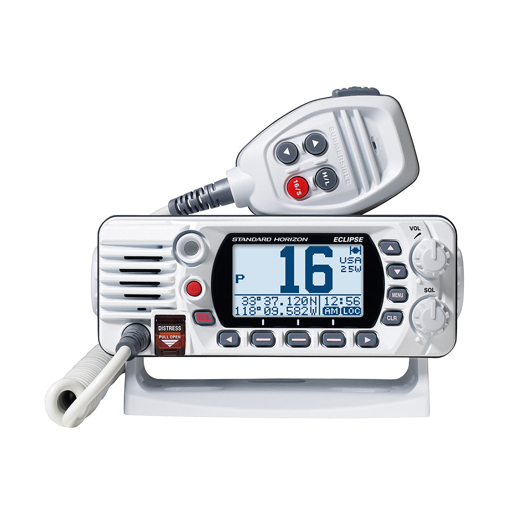 Standard Horizon GX1410W Eclipse Series 25W Fixed Mount VHF White GX1410W