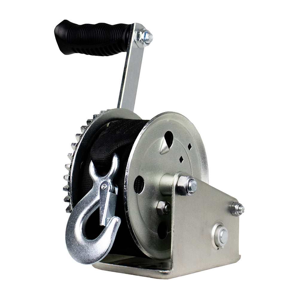 Powerwinch Utility Series Winch 1200lb 8 Crank Arm Zinc 21500W12008ZR