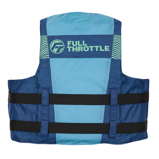 Full Throttle Adult Nylon Life Jacket SM BlueBlack 11220050003026