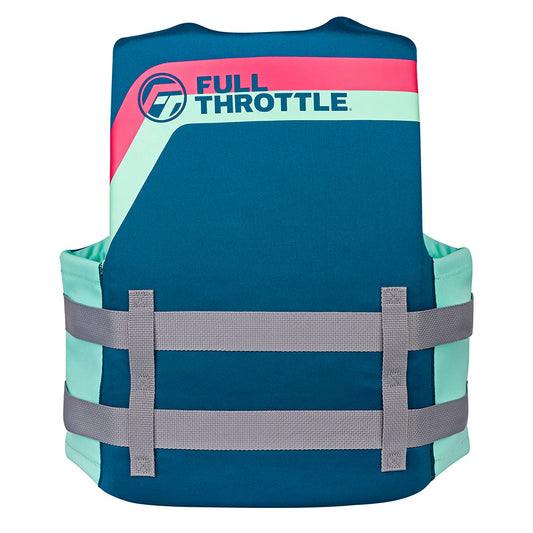 Full Throttle Adult RapidDry Life Jacket LXL Aqua 14210050505027
