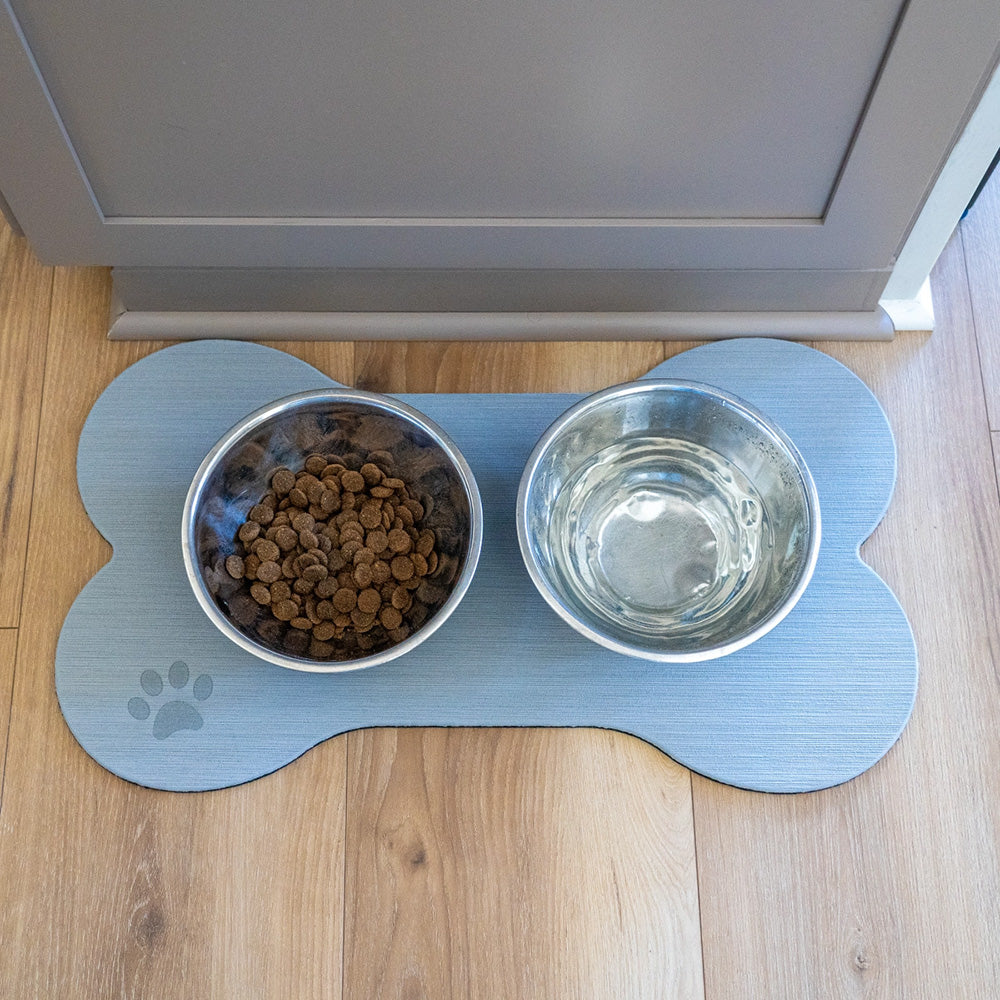 SeaDek Dog Bowl Mat CappuccinoBlack Large 165 x 295 6320791090