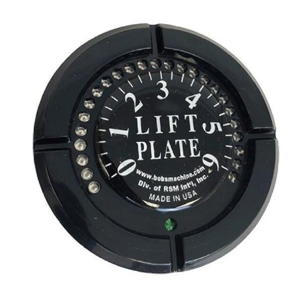 Bobs Machine LED Jack Plate Gauge Black 110300000