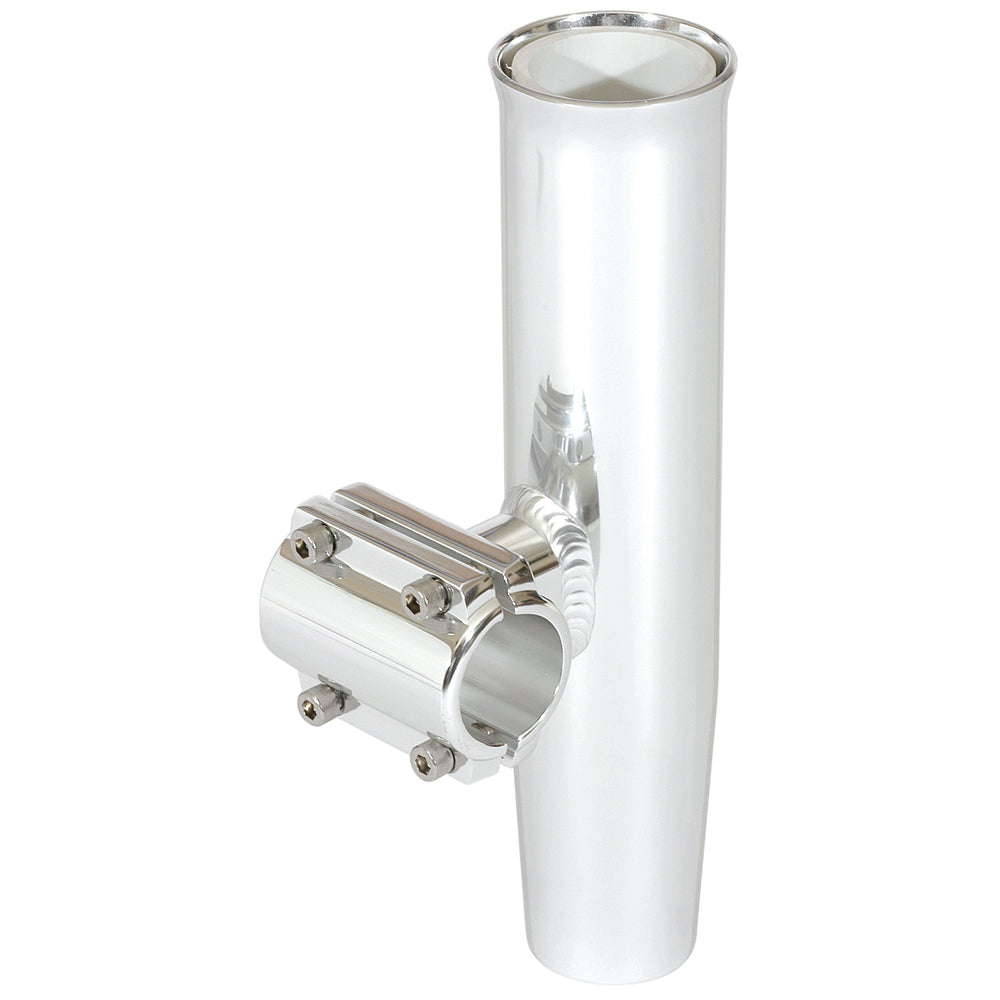 Lees ClampOn Rod Holder Silver Aluminum Horizontal Mount Fits 2375 238 OD Pipe RA5205SL