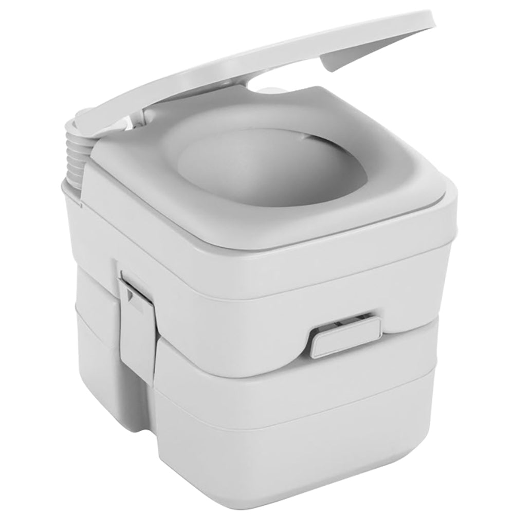 Dometic 965 Portable Toilet wMounting Brackets 5 Gallon Platinum 311096506