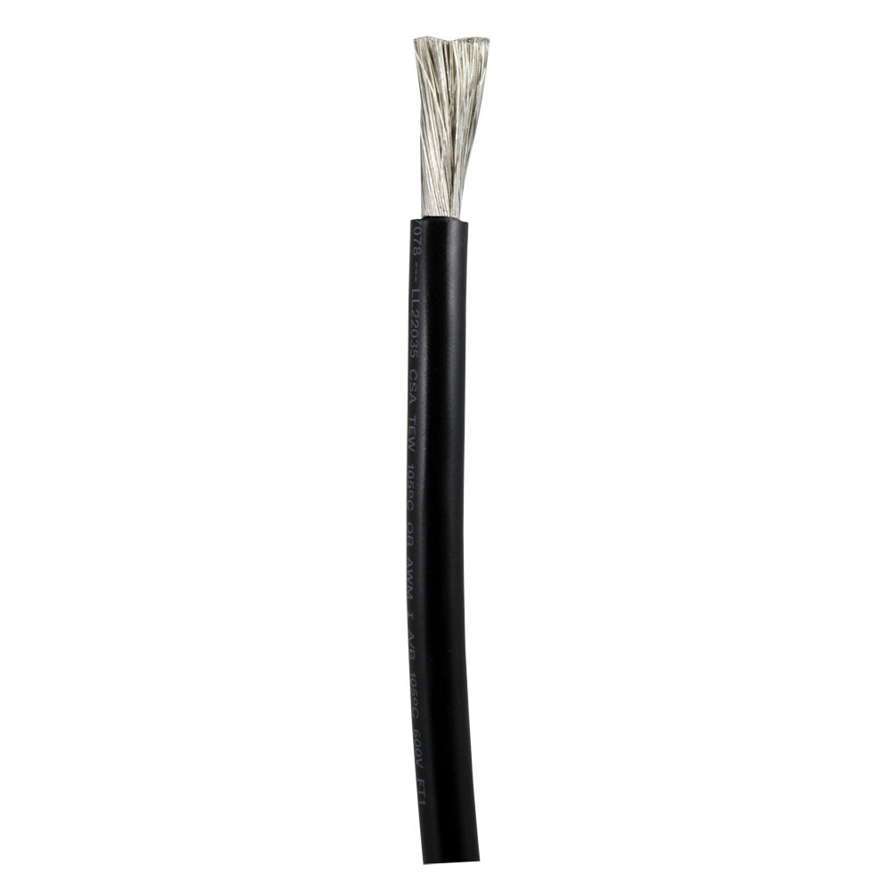 Ancor Black 6 AWG Battery Cable Sold By The Foot 1120FT