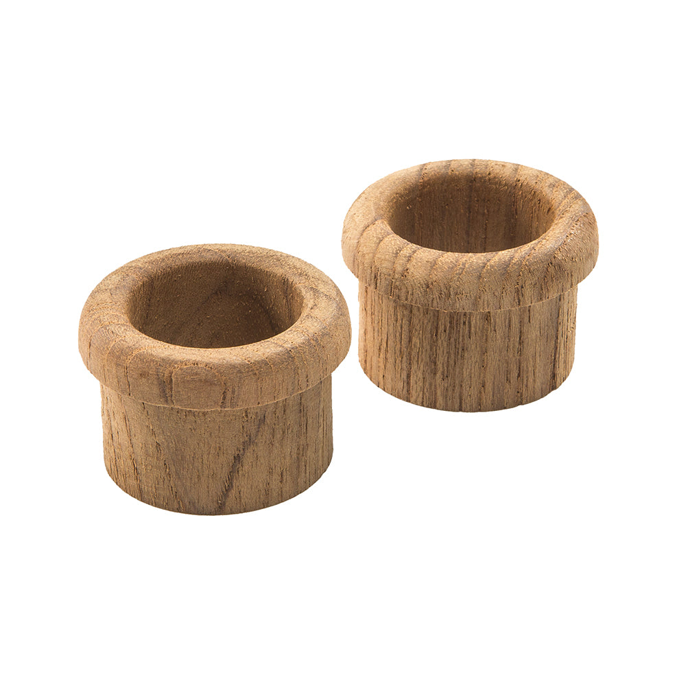 Whitecap Teak Finger Pull 58 Barrel Length 2 Pack 60145A