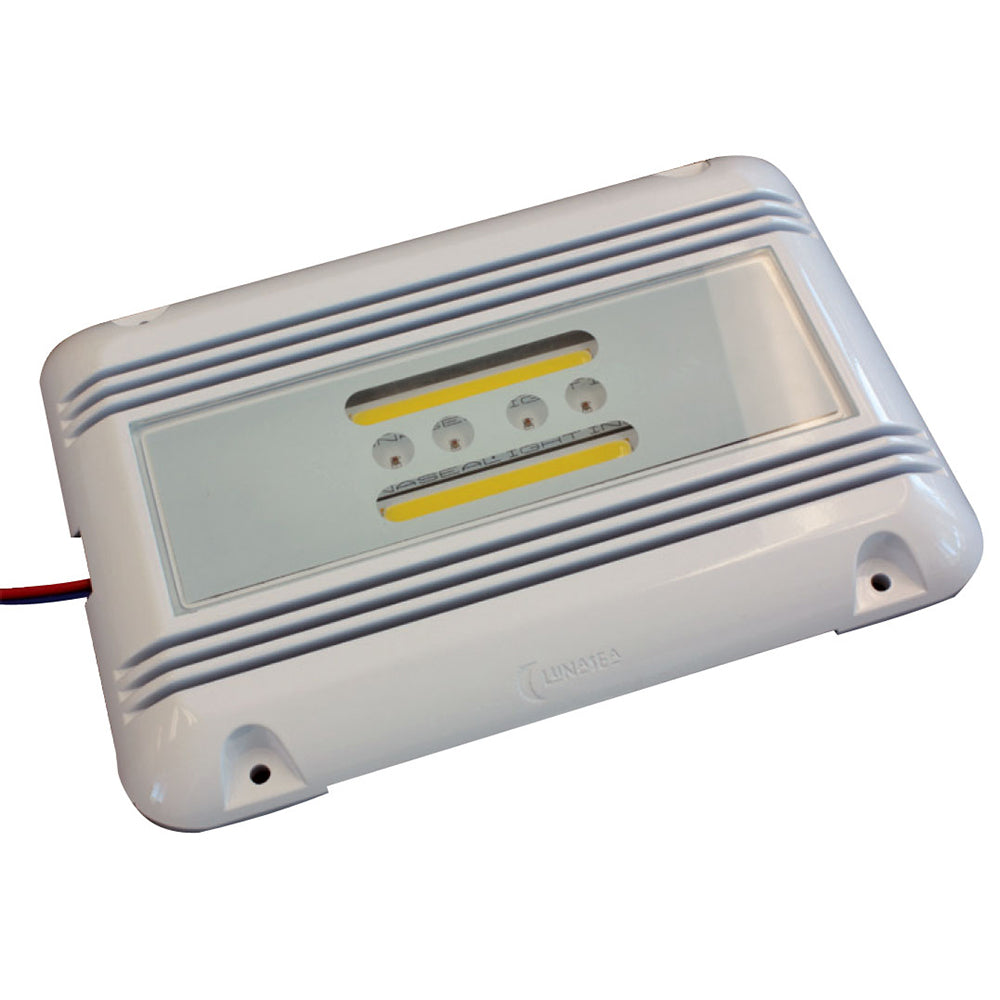 Lunasea LED Engine Room Utility Light 16W 3200 Lumen Output Ignition Proof 1040 VDC 4000K Natural White LEDs