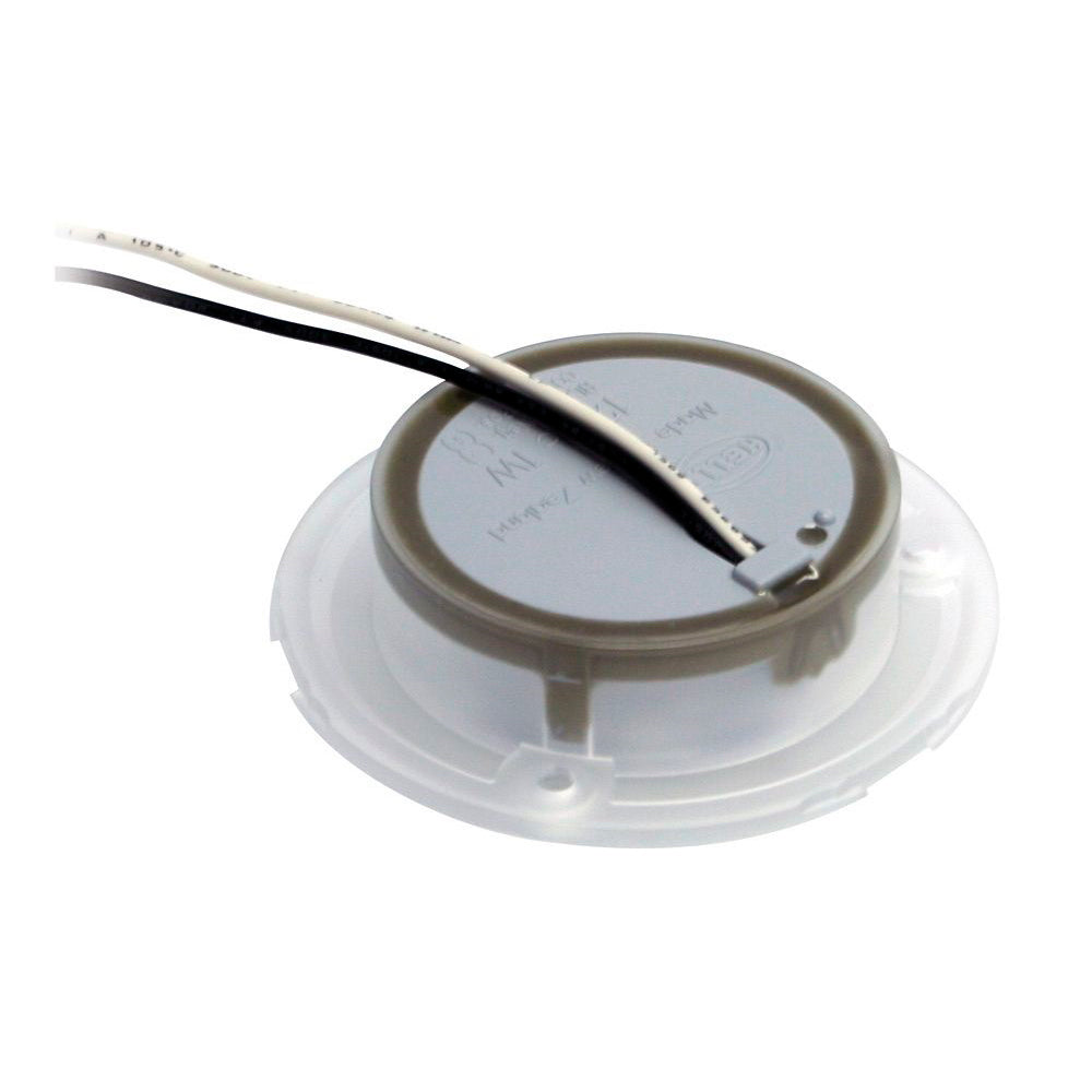 Hella Marine Red LED Round Courtesy Lamp White Bezel 24V 980508241