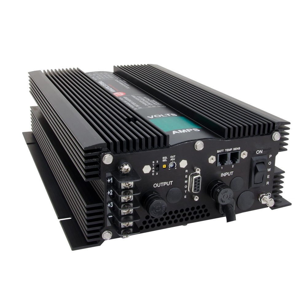 Analytic Systems AC Charger 2Bank 20A 12V Out 110VAC In wDigital VoltAmp Meter BCA310V11012
