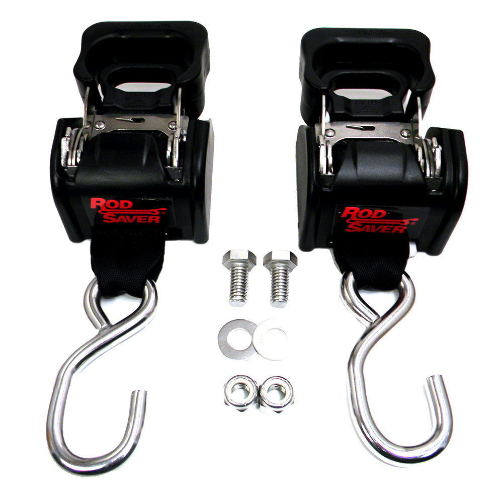 Rod Saver Stainless Steel Retractable Transom TieDown 40 Pair SSRT40