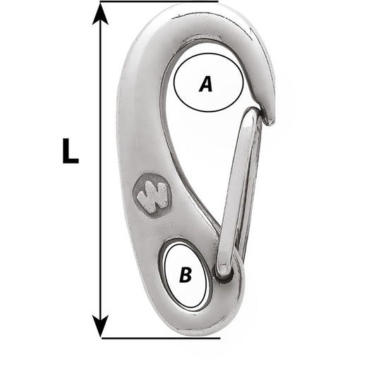 Wichard Safety Snap Hook 50mm 2480W