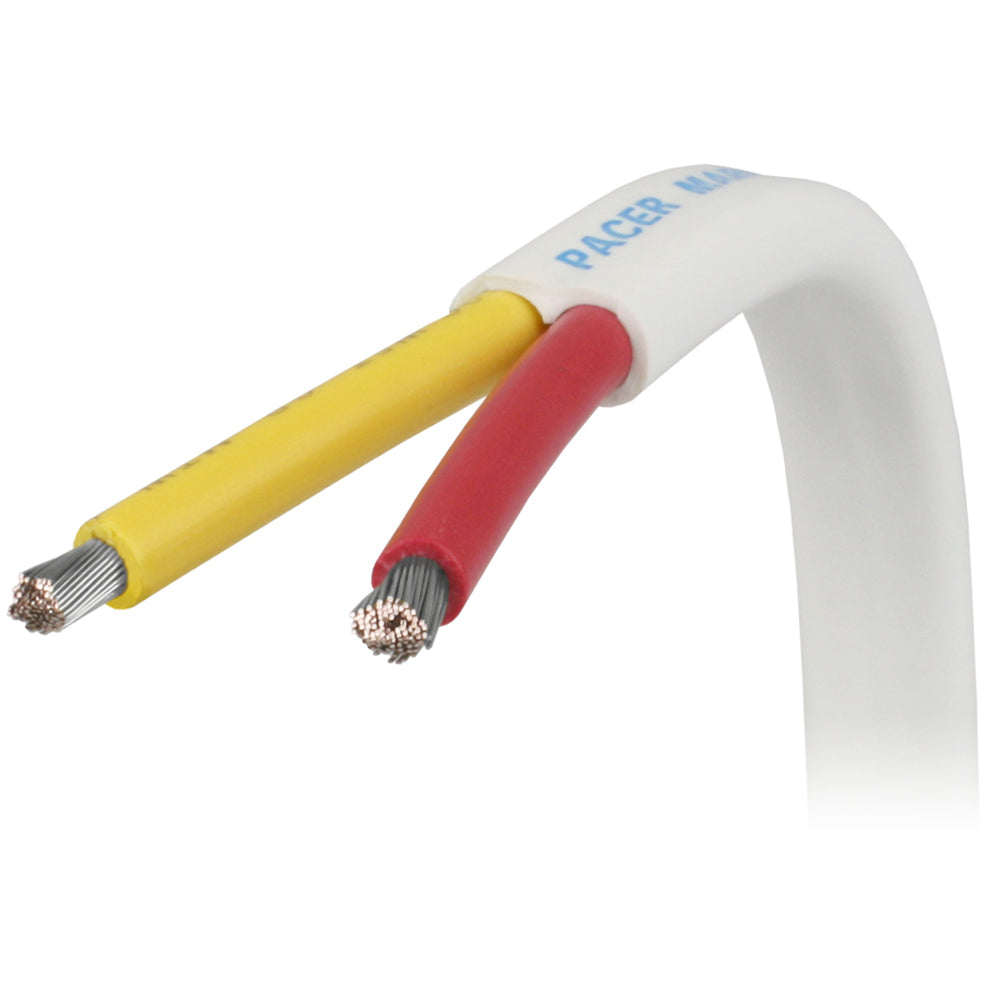 Pacer 102 AWG Safety Duplex Cable Flat Cable RedYellow 100 W102RYW100