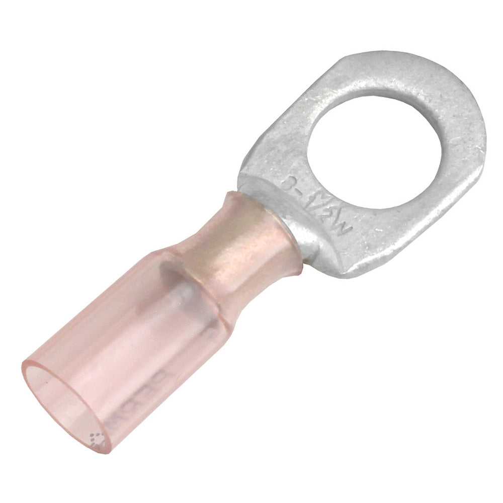 Pacer 8 AWG Heat Shrink Ring Terminal 12 Stud Size 25 Pack TE812R25