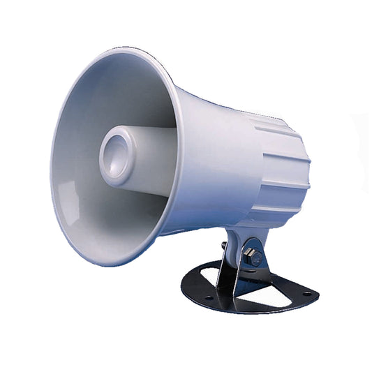 Standard Horizon 5 Round HailerPA Horn  White 220SW