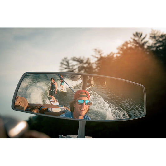 PTM Watersports VR140 Elite Mirror  6 x 20  140 Degree View  Grey P12848100TEBGR