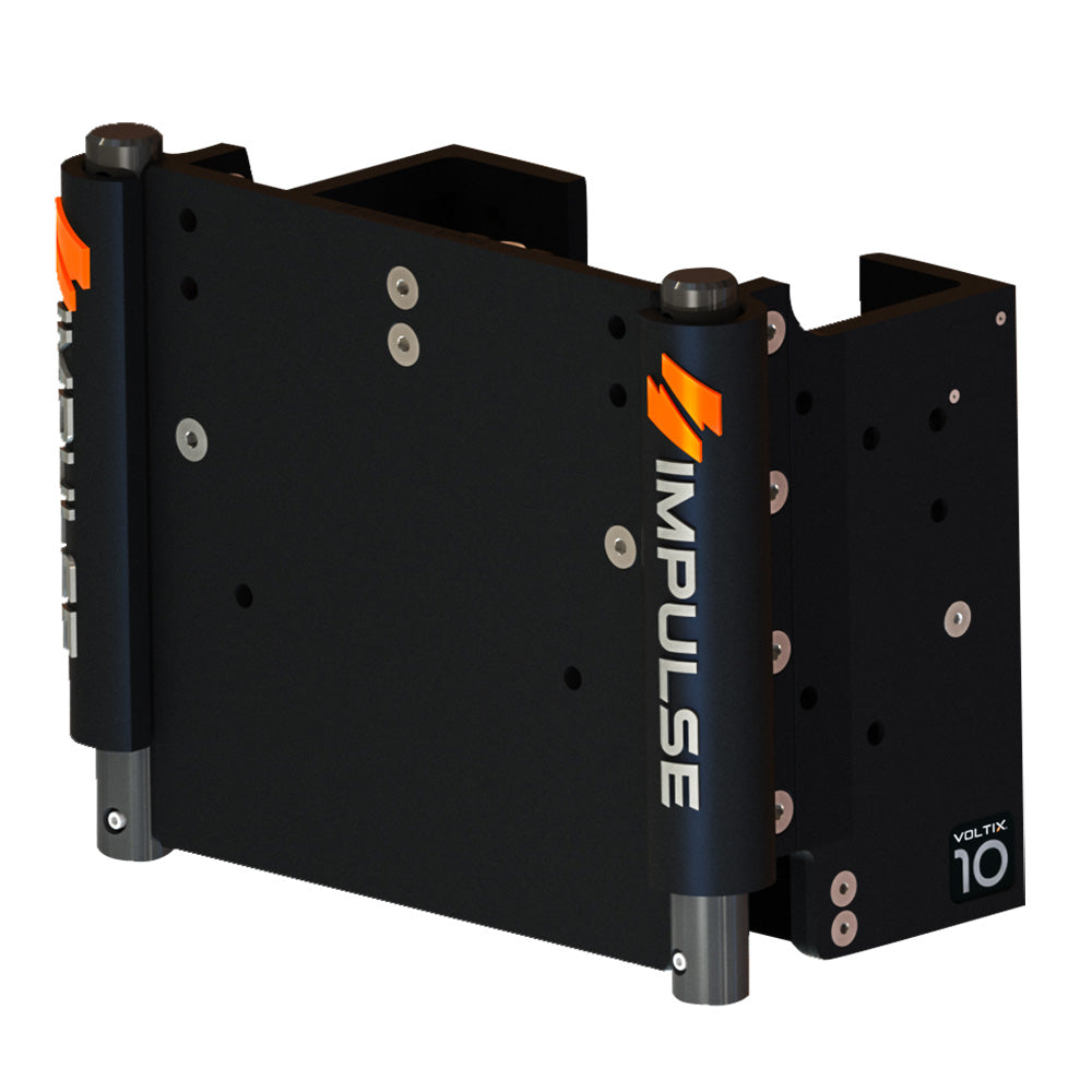 IMPULSE XL 10 Set Back Electric Jack Plate wStandard Control  Black Anodize 75073B
