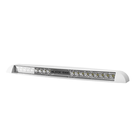 Black Oak Low Profile Marine Bar  Spot  White LPWS