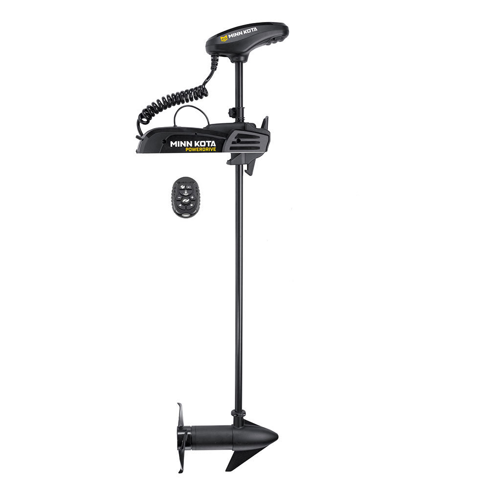 Minn Kota PowerDrive 55 Trolling Motor wMicro Remote  12V  55LB  54 Remanufactured 1377620