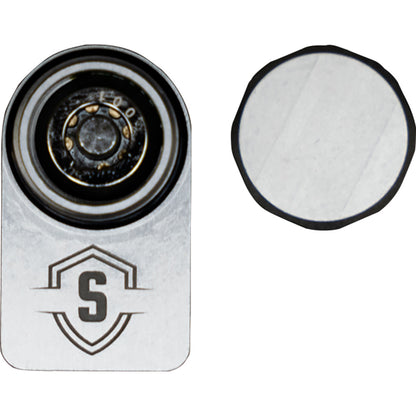 Secure Outdoors Elite Lock  Single  Minn Kota QRB  Silver SOELSMKSV