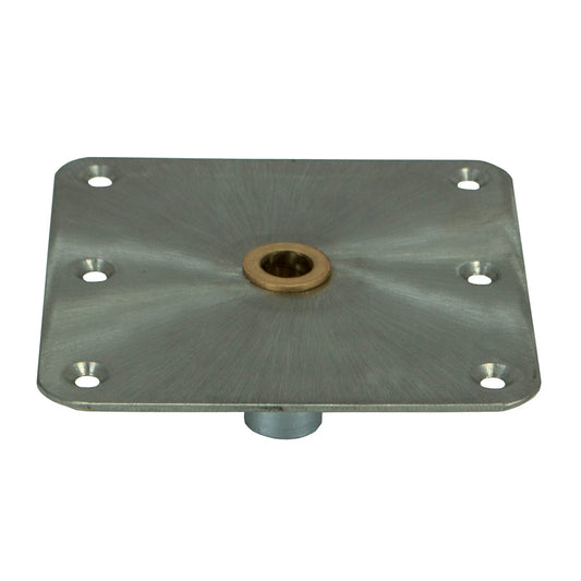 Springfield KingPin Standard Square Steel Base wBrass  7x7 3620001B