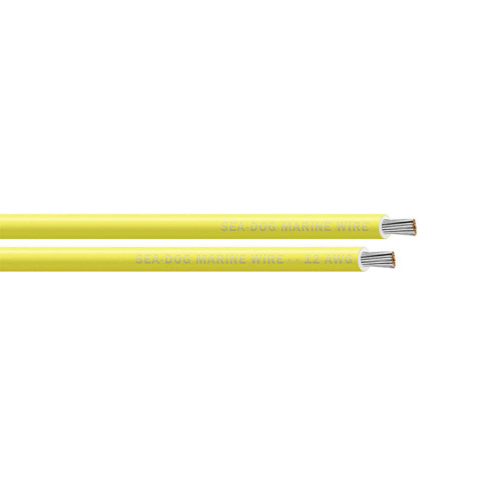 SeaDog 12 AWG Yellow Primary Wire  400 8012036