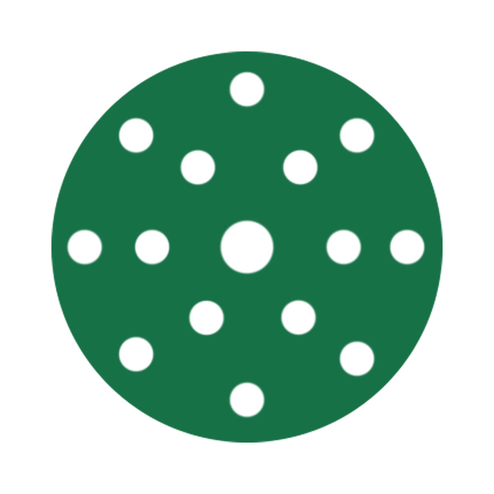 RUPES PROCUT Film Abrasive Discs 150mm 6  15 Holes  P400 Grit Box of 50pcs 945FD400