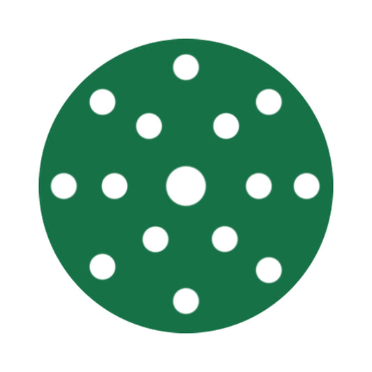 RUPES PROCUT Film Abrasive Discs 150mm 6  15 Holes  P1200 Grit Box of 50pcs 945FD1200