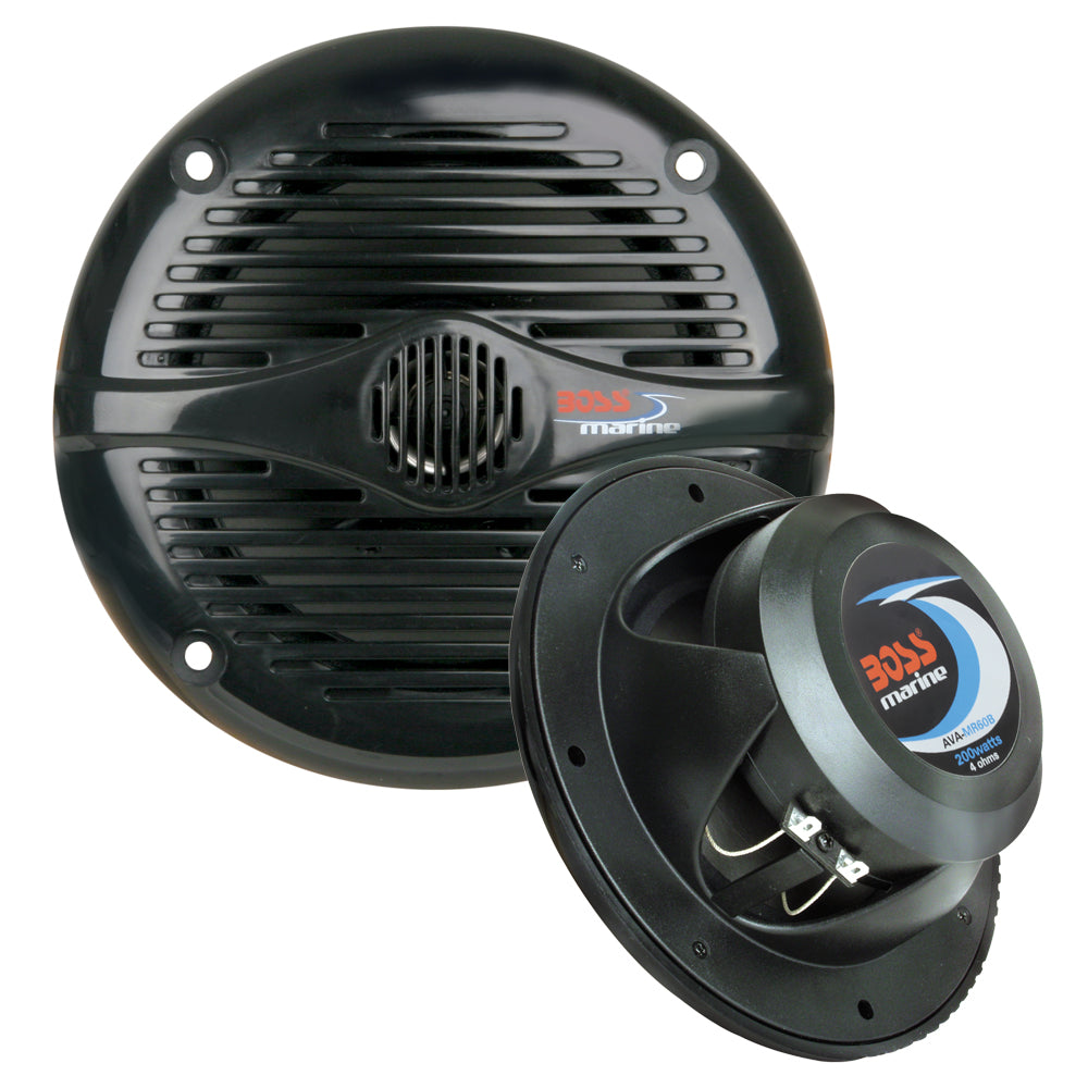 Boss Audio 525 MR50B Speakers  Black  150W MR50B