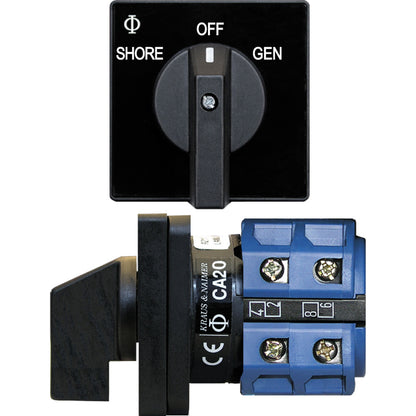 Blue Sea 9009 Switch AC 120VAC 32A OFF 2 Position 9009