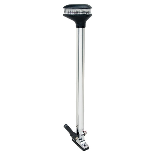 Perko Stealth Series  LED Fold Down AllRound Light  Vertical Mount 1338 Height  2NM Range 1642DP0CHR