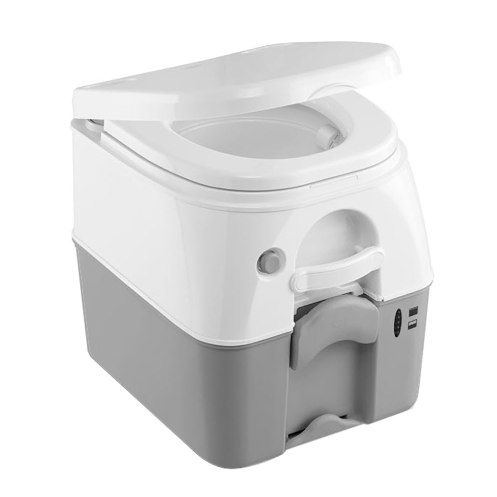 Dometic 975 MSD Portable Toilet wMounting Brackets  5 Gallon  Grey 301197506