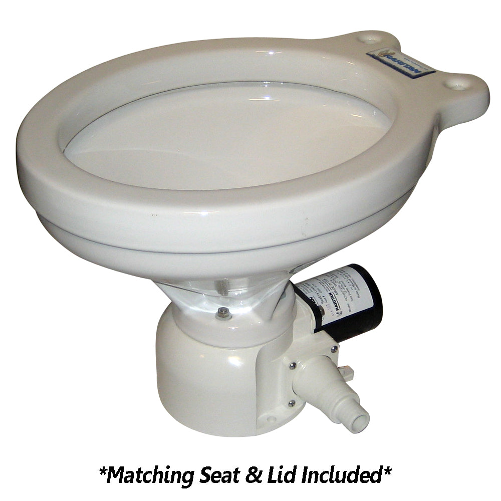 Raritan Sea Era Toilet  Household Style  Remote Intake Pump  Straight  90 Discharge  Smart Toilet Control  12v 162HR012