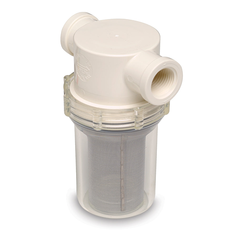 Shurflo by Pentair 34 Raw Water Strainer  50 Mesh Screen 25322001