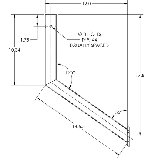 TACO Stainless Steel Table Column F160005A