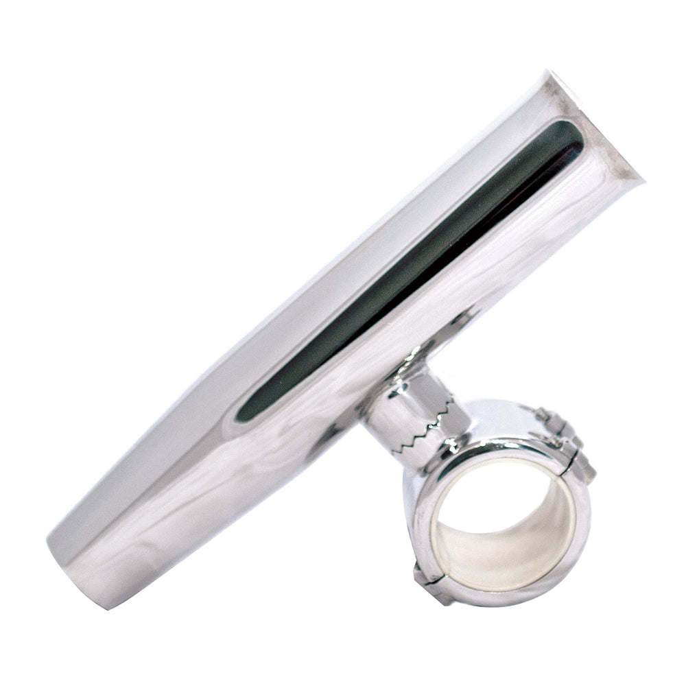 Tigress 114 Polished SS Adjustable ClampOn Rod Holder 88192