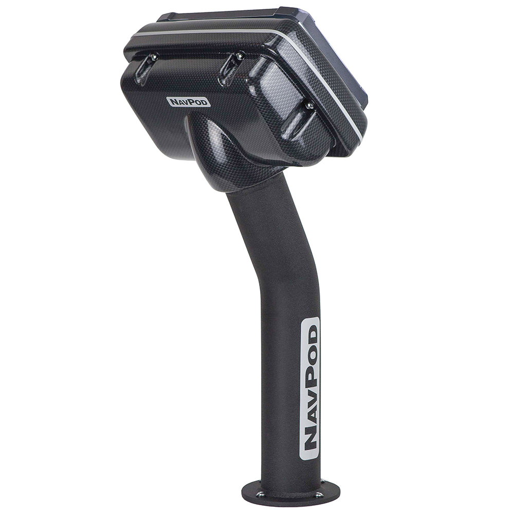 NavPod PED510001 PedestalPod PreCut fHumminbird HELIX 10  HELIX 9 Series  Carbon Black PED510001C