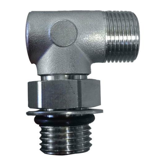 Uflex90 Adjustable Fitting fBack of UP Series Helms ORB 6 to 38 COMP AF90