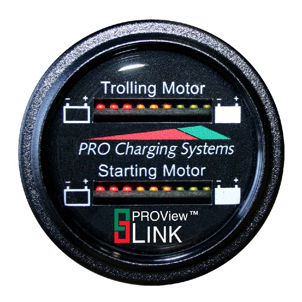 Dual Pro Battery Fuel Gauge  Marine Dual Read Battery Monitor  12V36V System  15 Battery Cable BFGWOM1536V12V