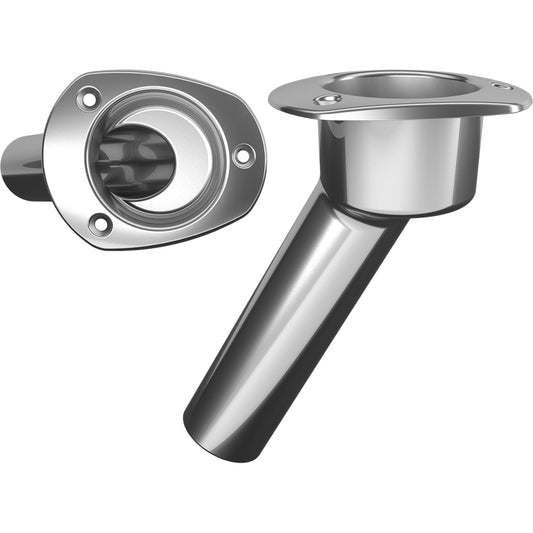 Mate Series Stainless Steel 30 Rod  Cup Holder  Open  Oval Top C2030ND