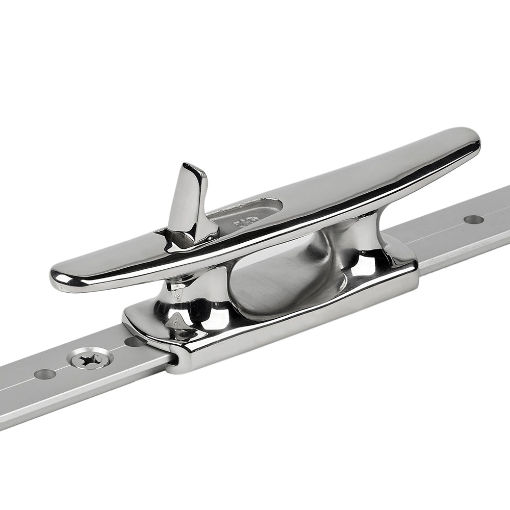 Schaefer MidRail ChockCleat Stainless Steel  1 7074