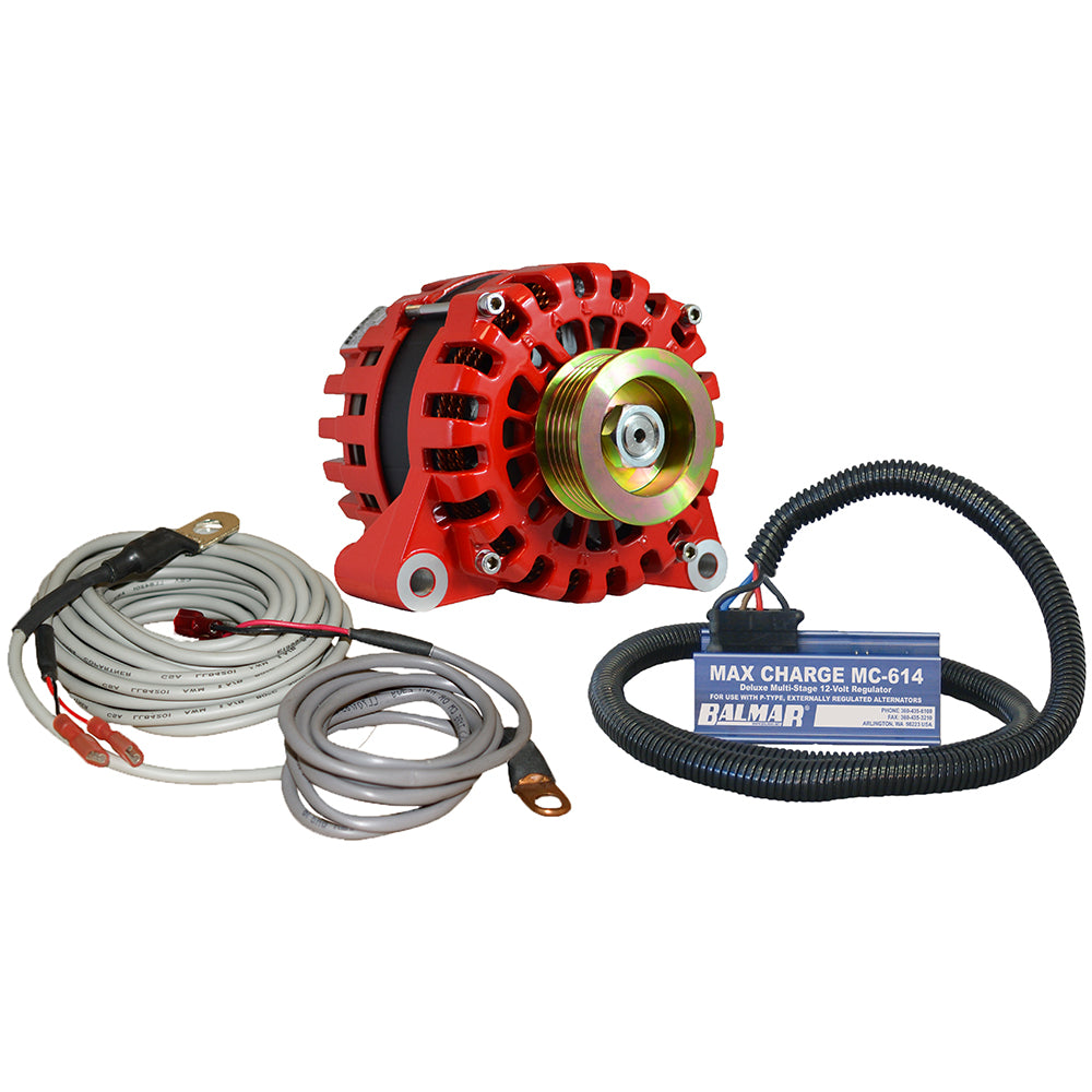 Balmar Alternator Vortec K6 Serpentine Pulley Regulator  Temp Sensor  170A  12V XTVT170K6KIT