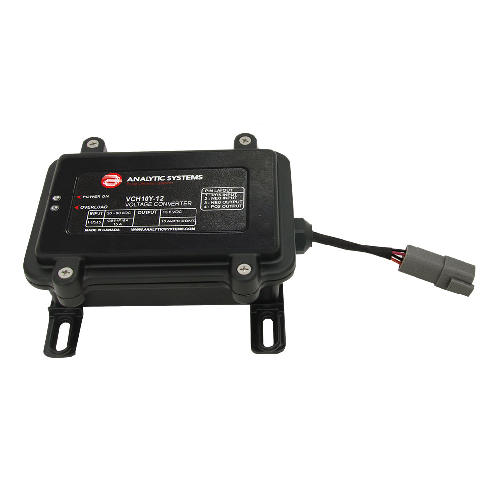 Analytic Systems Waterproof IP66 DC Converter 10A 24V Out 3080V In Ruggedized VCH10W24