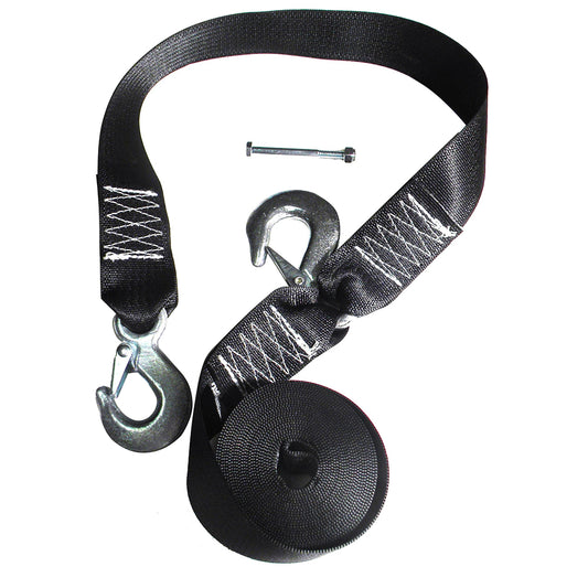 Rod Saver Winch Strap Replacement wSafety Strap  16 WS16S