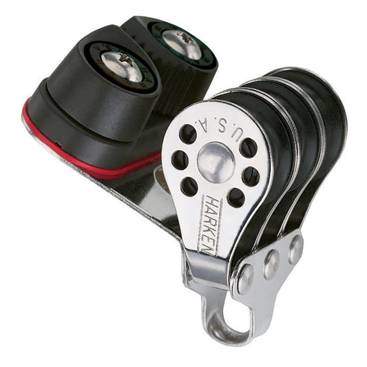 Harken 22mm Triple Micro Block wCam Cleat 230