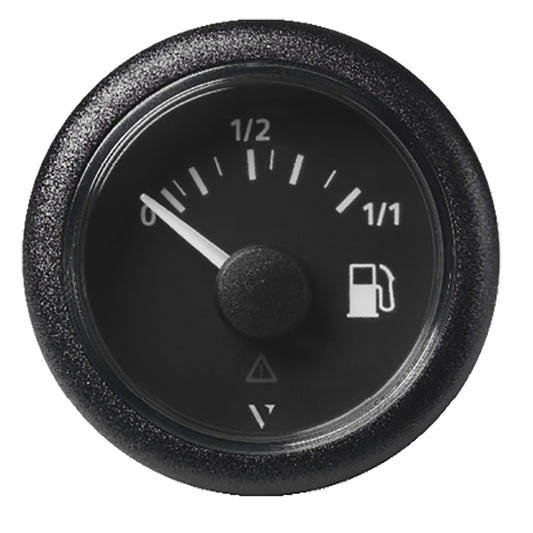 Veratron 52MM 2116 ViewLine Fuel Level Gauge 011  3 to 180 OHM  Black Dial  Round Bezel A2C59514082