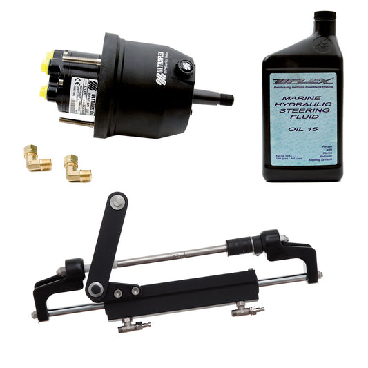 Uflex HYCO 11 Front Mount OB System up to 175HP  Includes UP20 FM Helm 2qts of Oil UC95OBF Cylinder HYCO 11