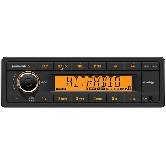 Continental Stereo wAMFMBTUSB  Harness Included  12V TR7412UBORK