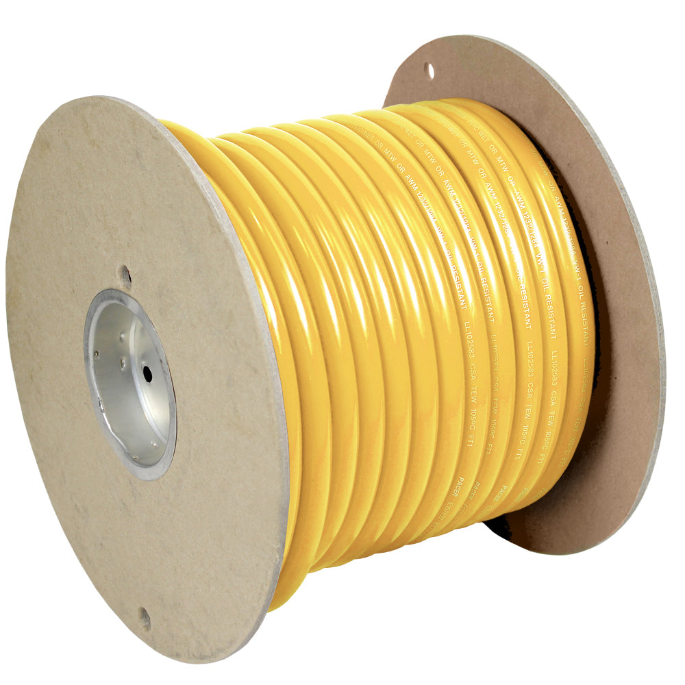 Pacer Yellow 30 AWG Battery Cable  100 WUL30YL100