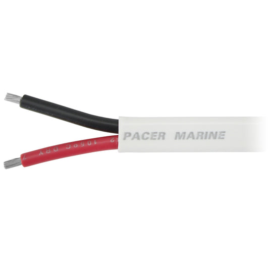 Pacer 102 AWG Duplex Cable  Flat Cable  RedBlack  250 W102DC250